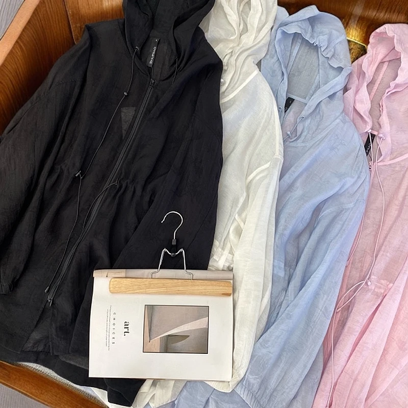 水淼2025/夏季新款0305时尚一手长防晒衣运动户外透气防晒服