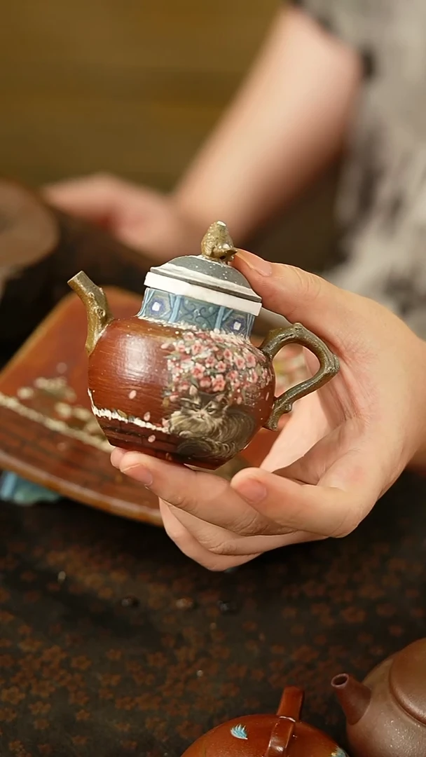 茶杯紫砂110号紫砂柴烧