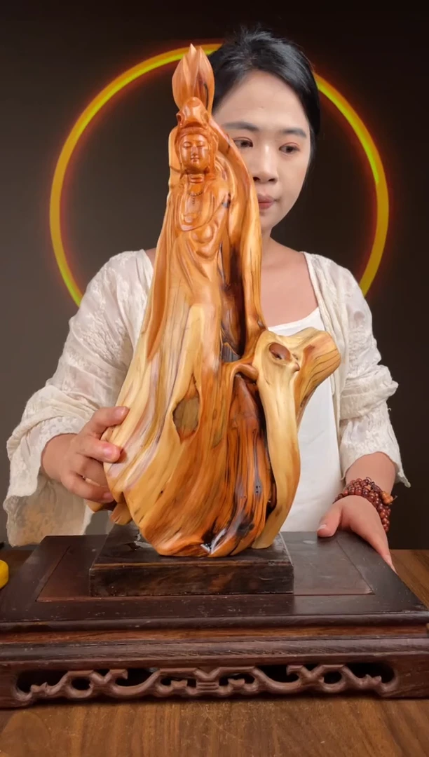 柏木（崖柏）手工摆件,先抢先得! 编号:365