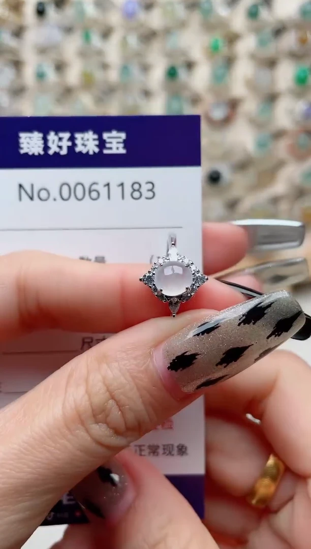 【闪购商品】翡翠戒指银S925镶嵌...........