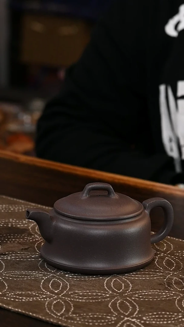 【闪购商品】紫砂茶壶天青泥-禅钟壶