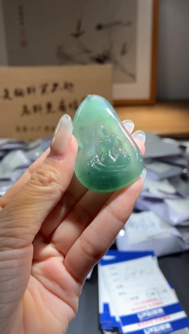 吊坠(不含链)未镶嵌翡翠悟道