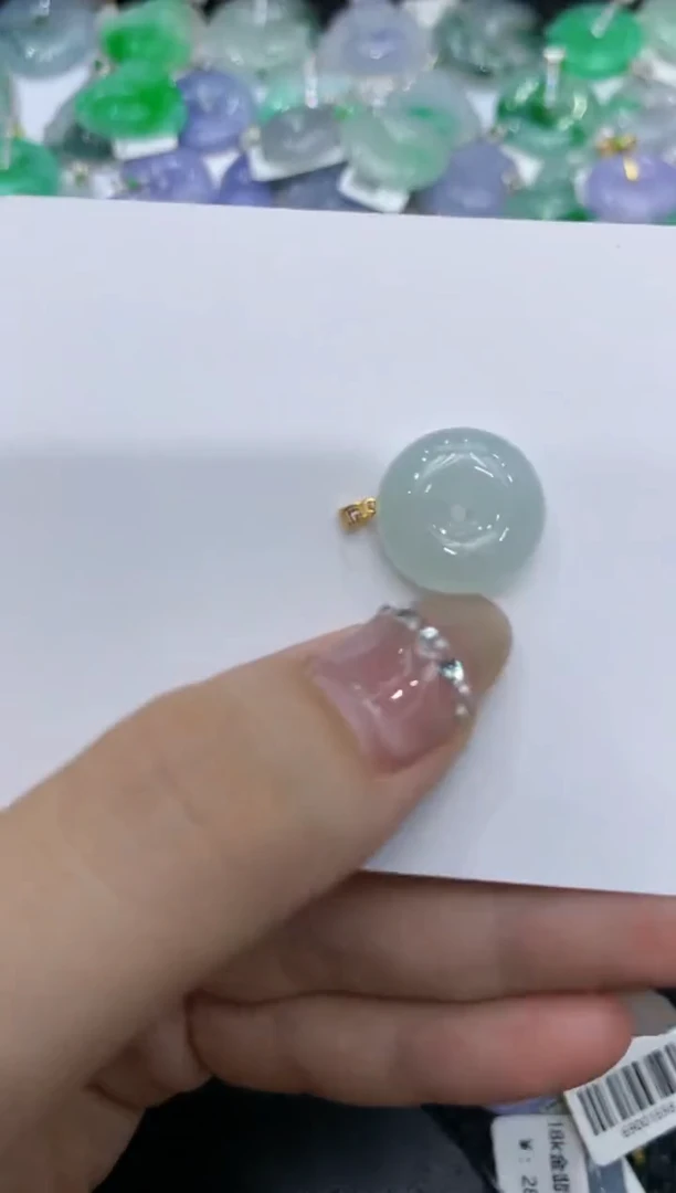 【闪购商品】翡翠颈饰18K金镶嵌 222222222