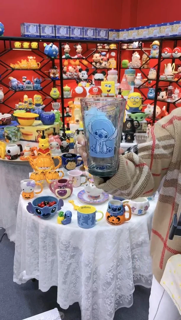 【闪购商品】1@@高硼硅史迪仔玻璃杯