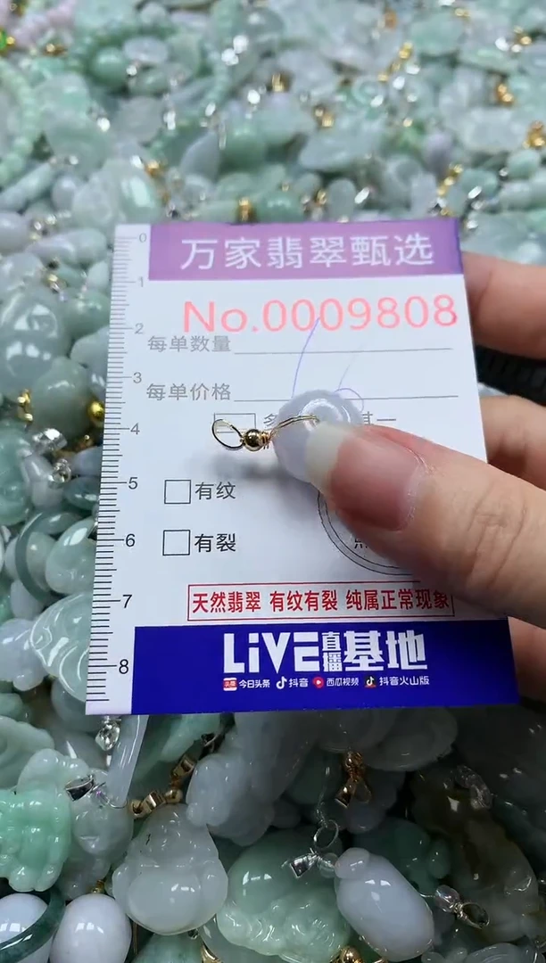 吊坠(不含链)未镶嵌翡翠9808