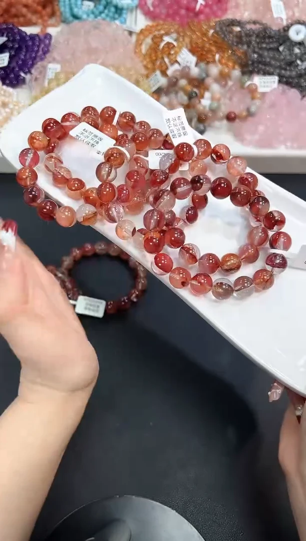 【闪购商品】水晶手串未镶嵌32Q多样性发其一/1条12mm默认微瑕