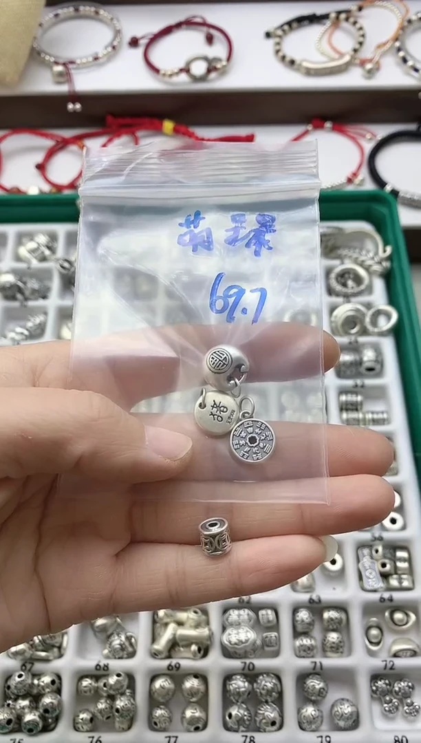 珐琅足银#风铃子银饰#萌呆^_^呆
