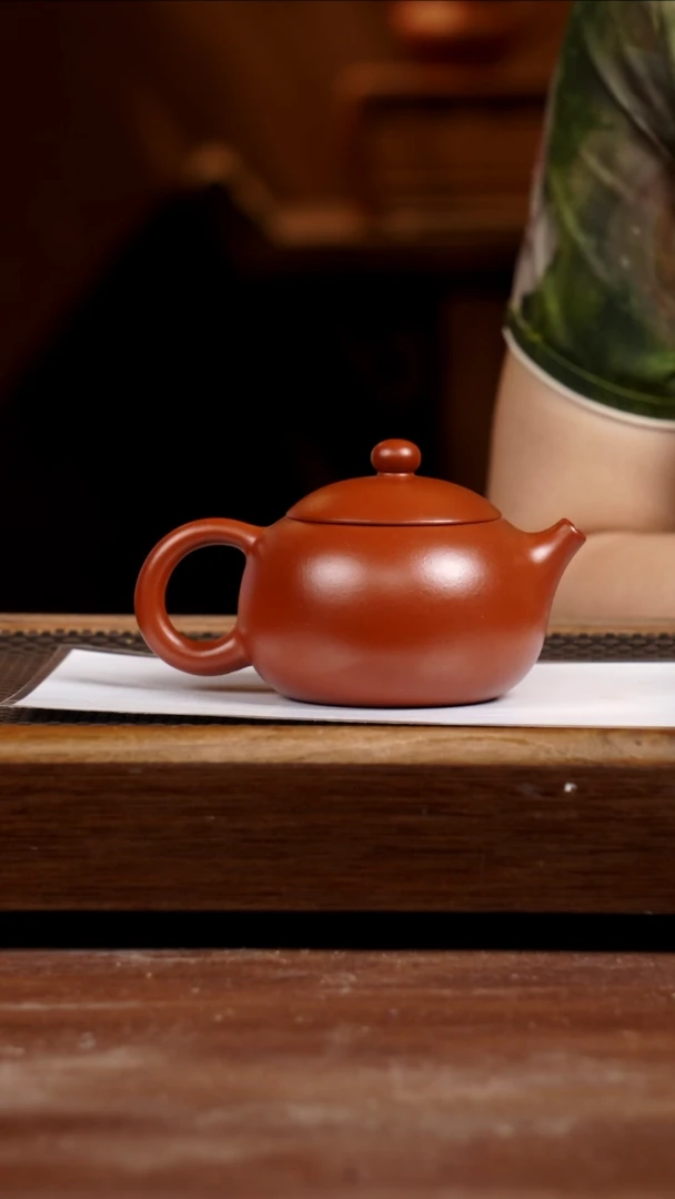 茶壶紫砂朱泥西施210CC