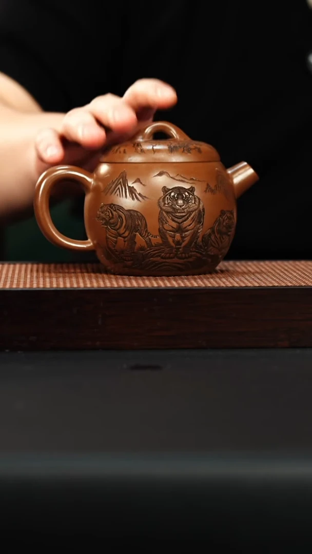茶壶紫砂宜兴紫砂 巨轮珠 文革泥