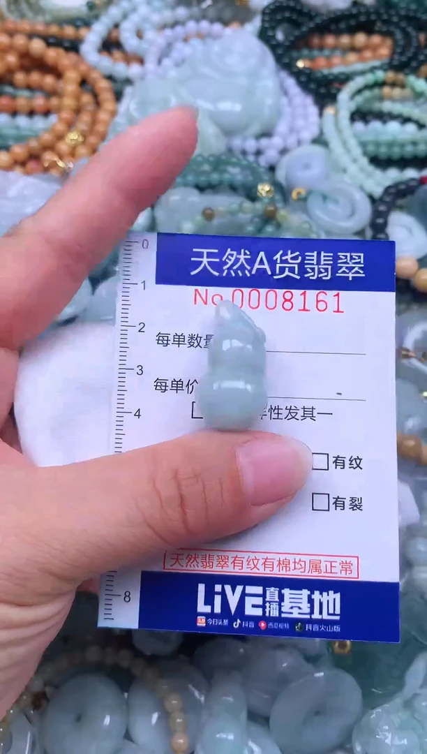 颈饰未镶嵌翡翠天然翡翠