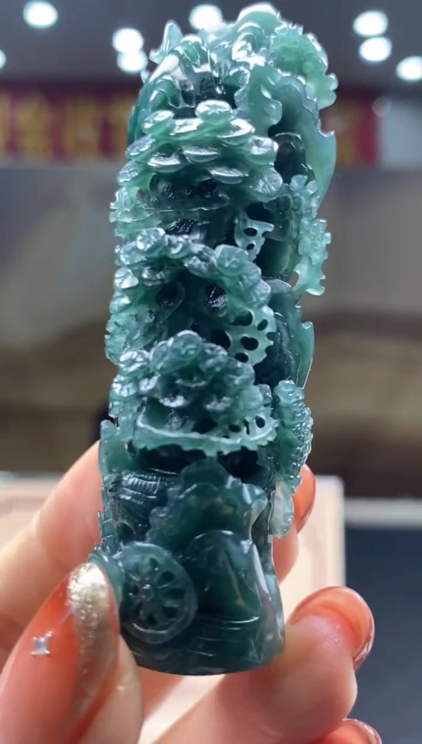 【闪购商品】定制翡翠未镶嵌********799配底座