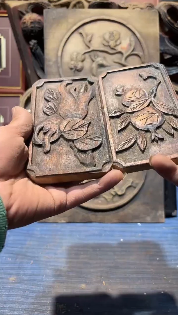 【闪购商品】香樟木老木雕老物件