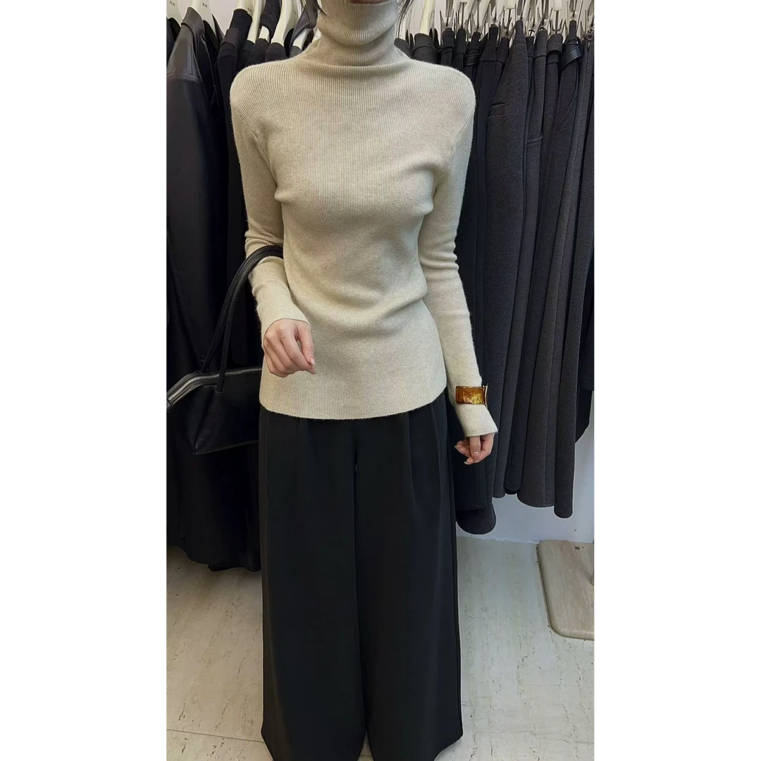 玲家精选12112款号堆堆领针织打底衫