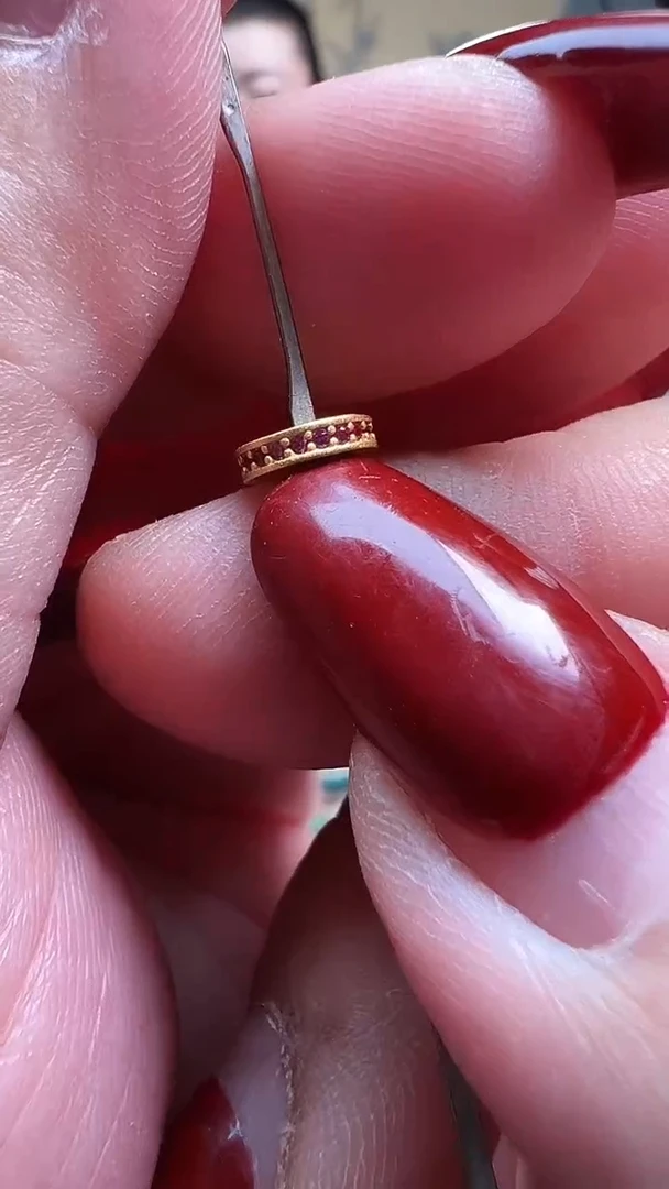 无925银6.8mm隔片（粉）1个