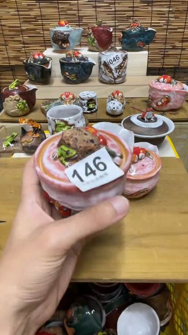 瑾*146精美粗陶手工柴烧