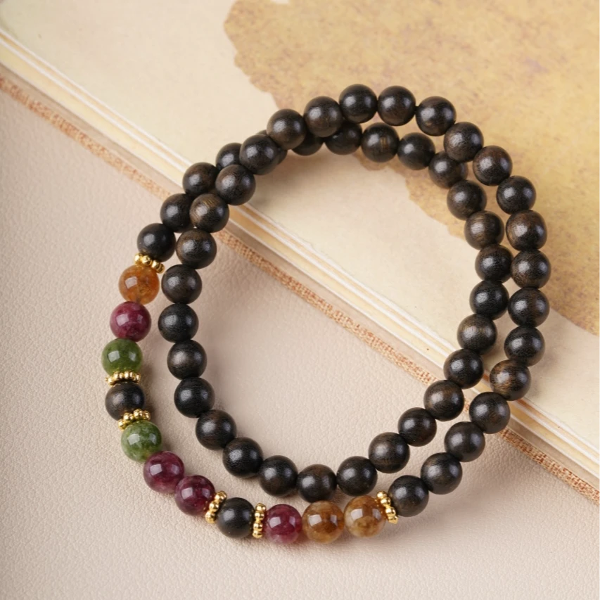 沉贵宝双圈木质手串6mm