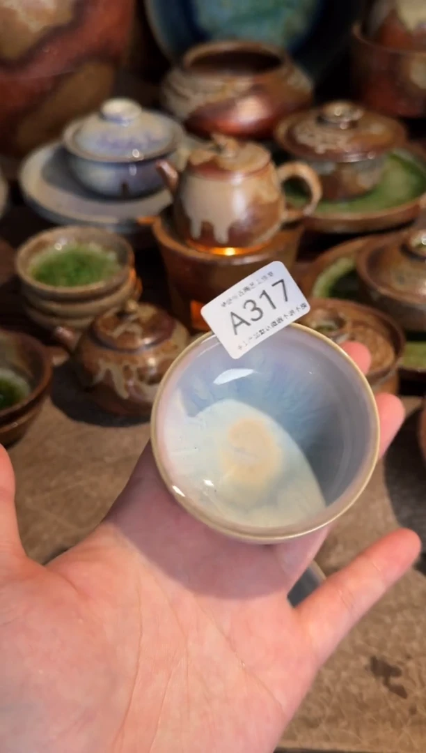 A317单禁拍破碎感泥料非柴烧