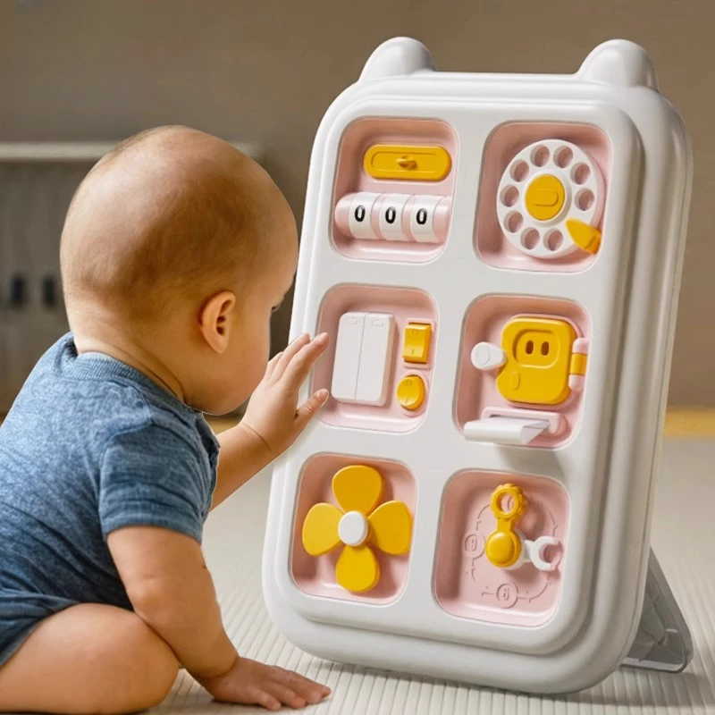 宝宝蒙氏启蒙早教益智忙碌板玩具婴儿精细化动作训练1-2岁男女孩