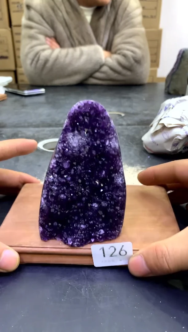 【闪购商品】紫晶摆件未镶嵌天然紫水晶摆件126