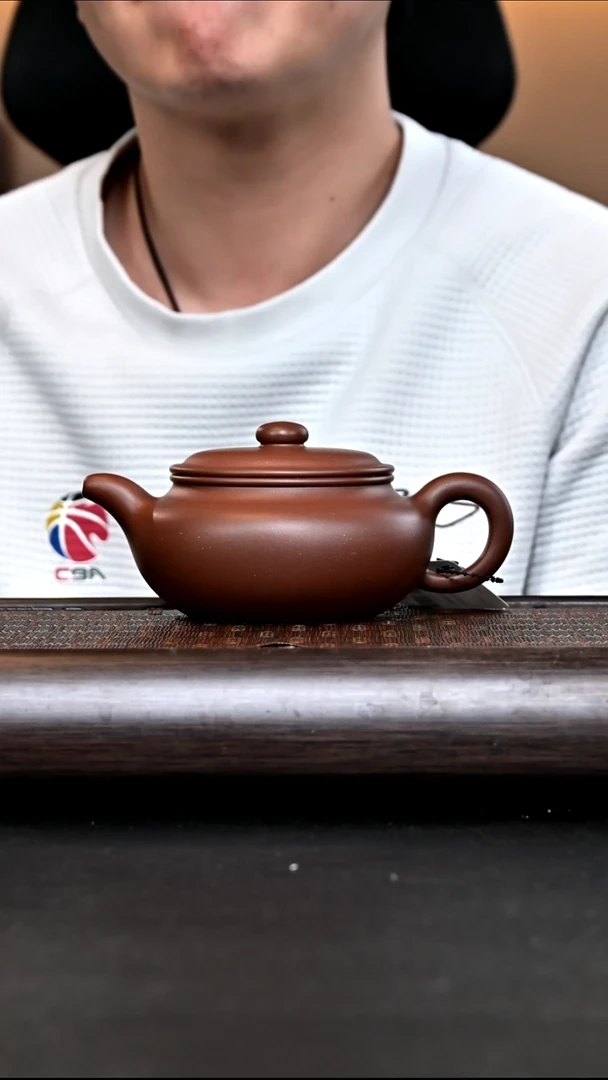 茶壶紫砂谢建祥 扁腹
