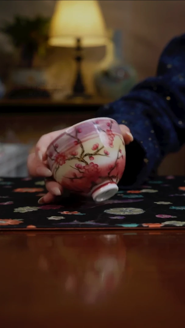 杯景德镇陶瓷杯碗柴烧多人