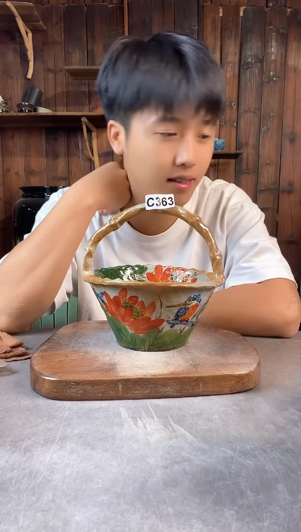碗363，手工手绘，超值陶瓷