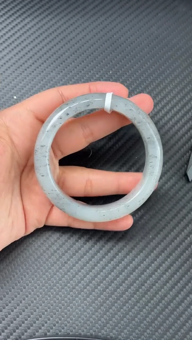 未镶嵌手镯和田玉和田黑山微色差58m