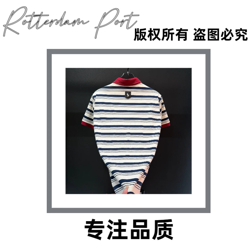 （啊祖）PJ64-2025夏季新款高级感POLO时尚潮流宽松百搭短袖T恤