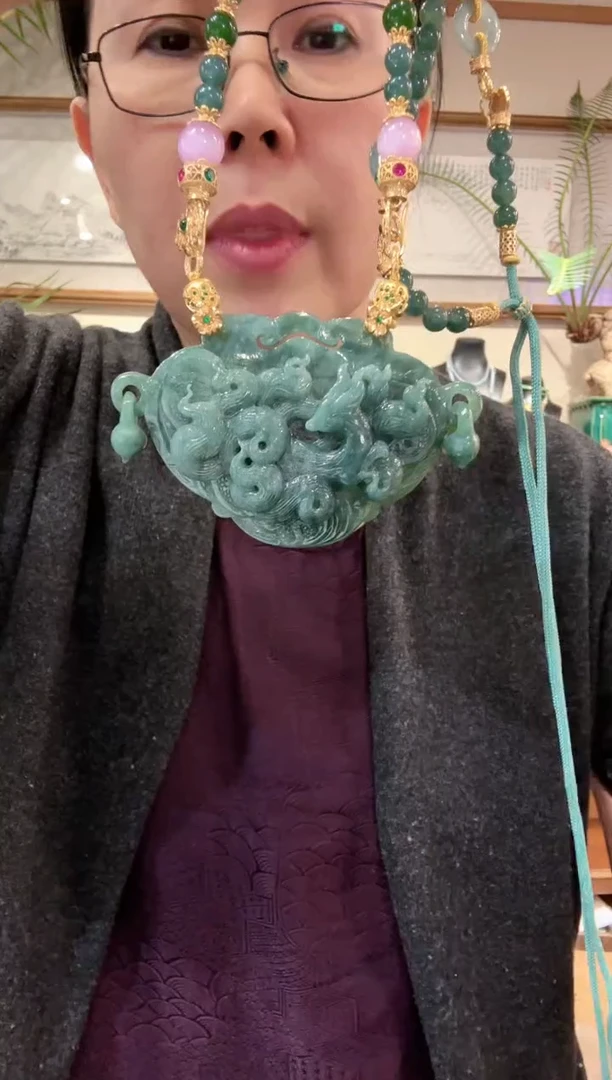 【闪购商品】翡翠颈饰未镶嵌国风