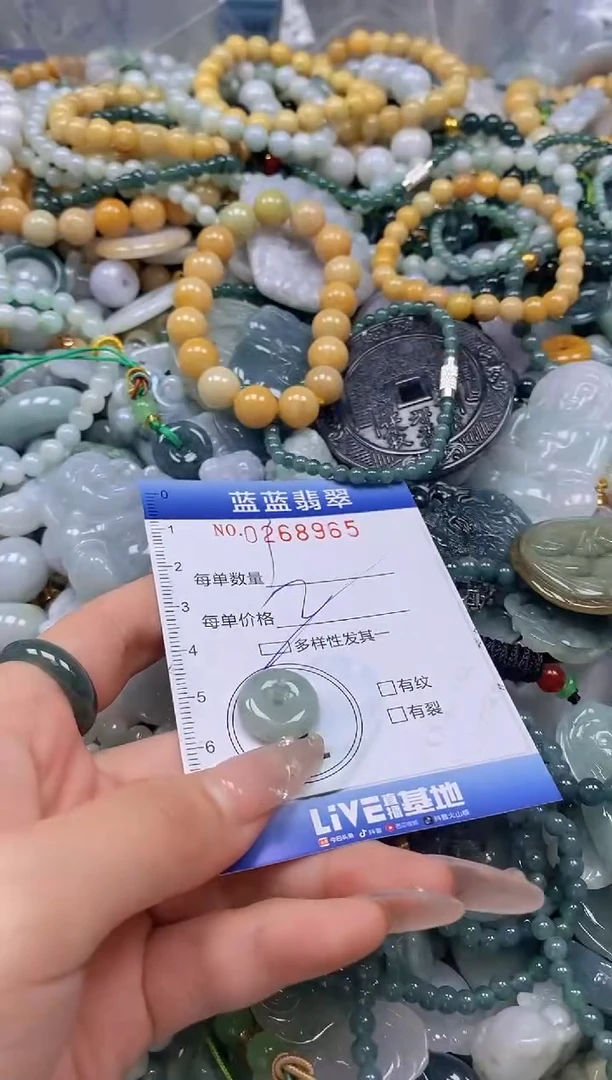 翡翠未镶嵌颈饰闪购0268965多样性发其一