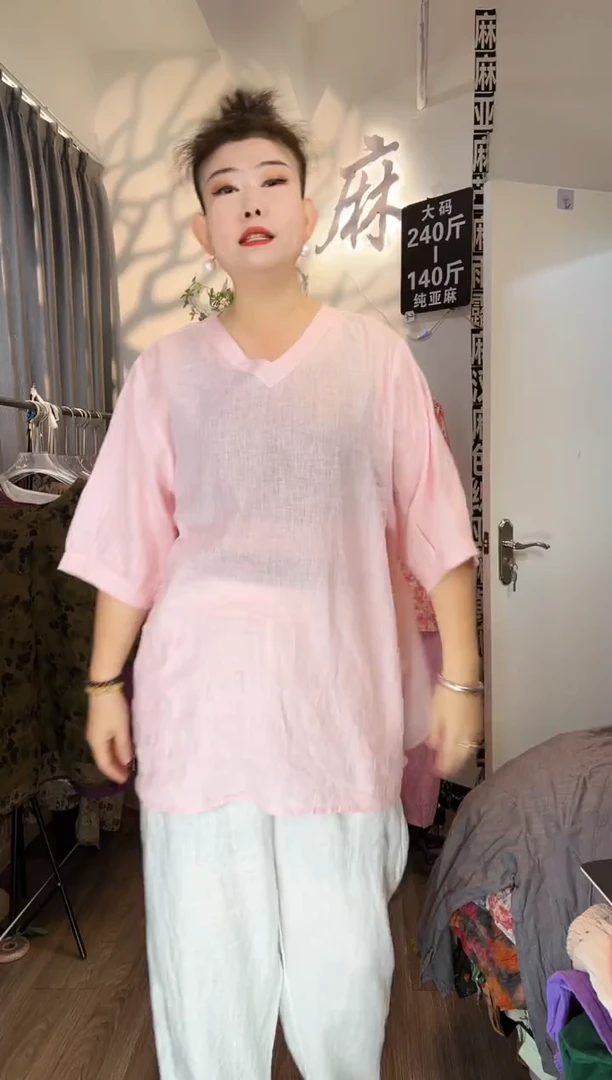 亚麻大码女装系列。