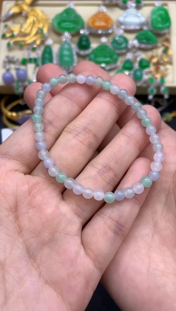 未镶嵌手串翡翠77-中国好珍宝