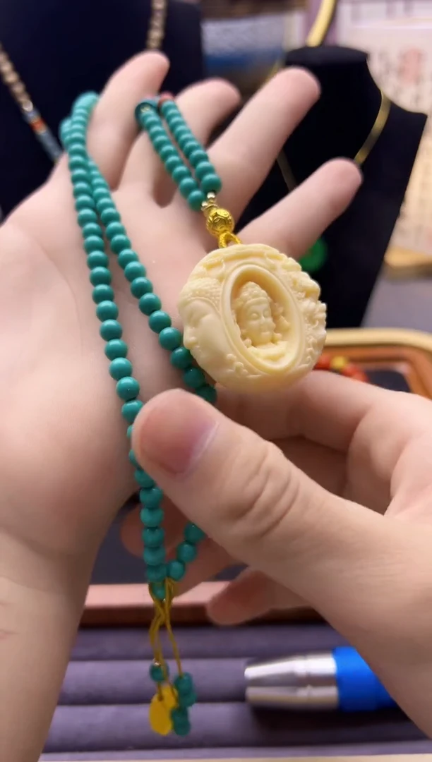 玛瑙/玉髓14K金镶嵌颈饰X116