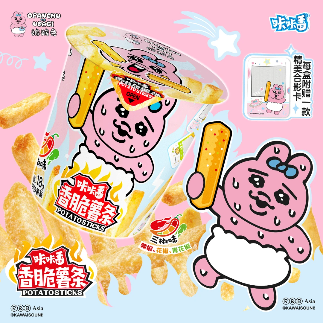 ACGBOX/漫盒咔咔番裤裤兔三椒味香脆薯条（合影卡）