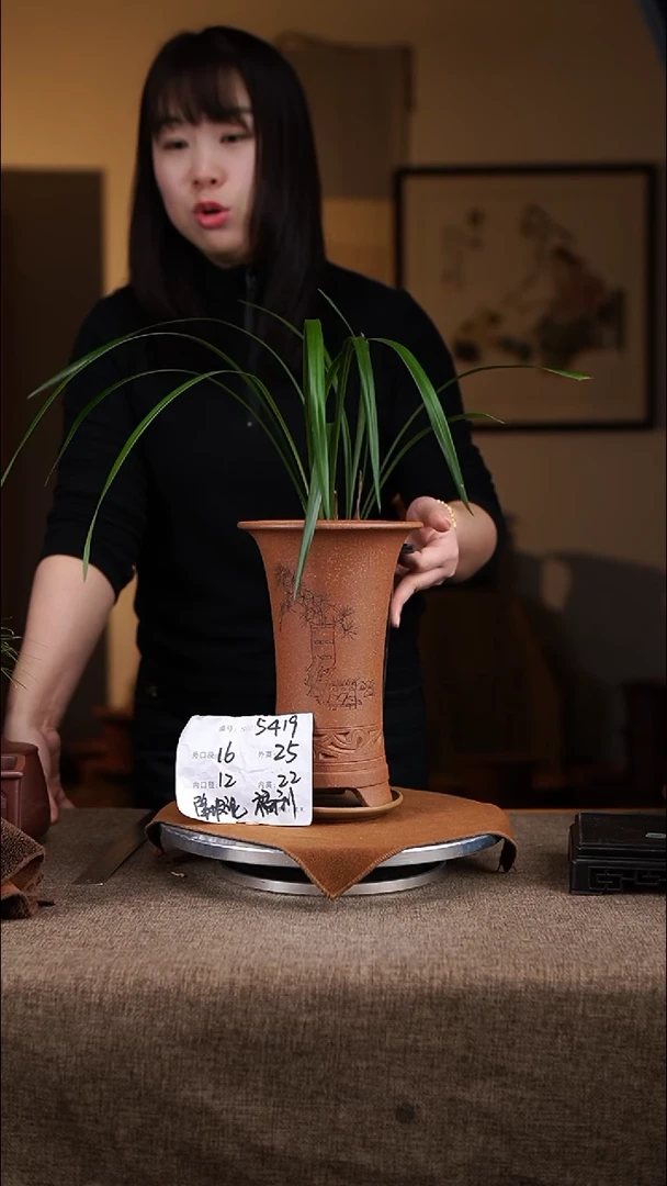 【闪购商品】紫砂花盆紫砂花盆5419+z