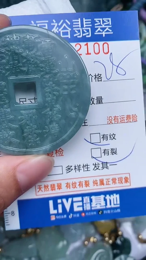 翡翠未镶嵌颈饰...0002100