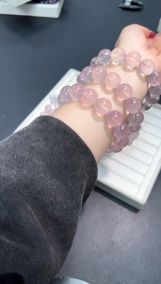 【闪购商品】水晶手串未镶嵌60F多样性发其一/1条15mm默认微瑕