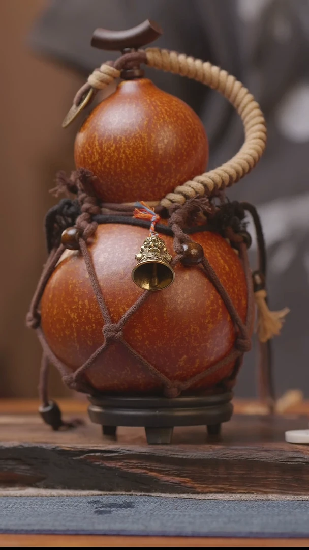1574号精品大漆葫芦防腐防渗装水茶酒