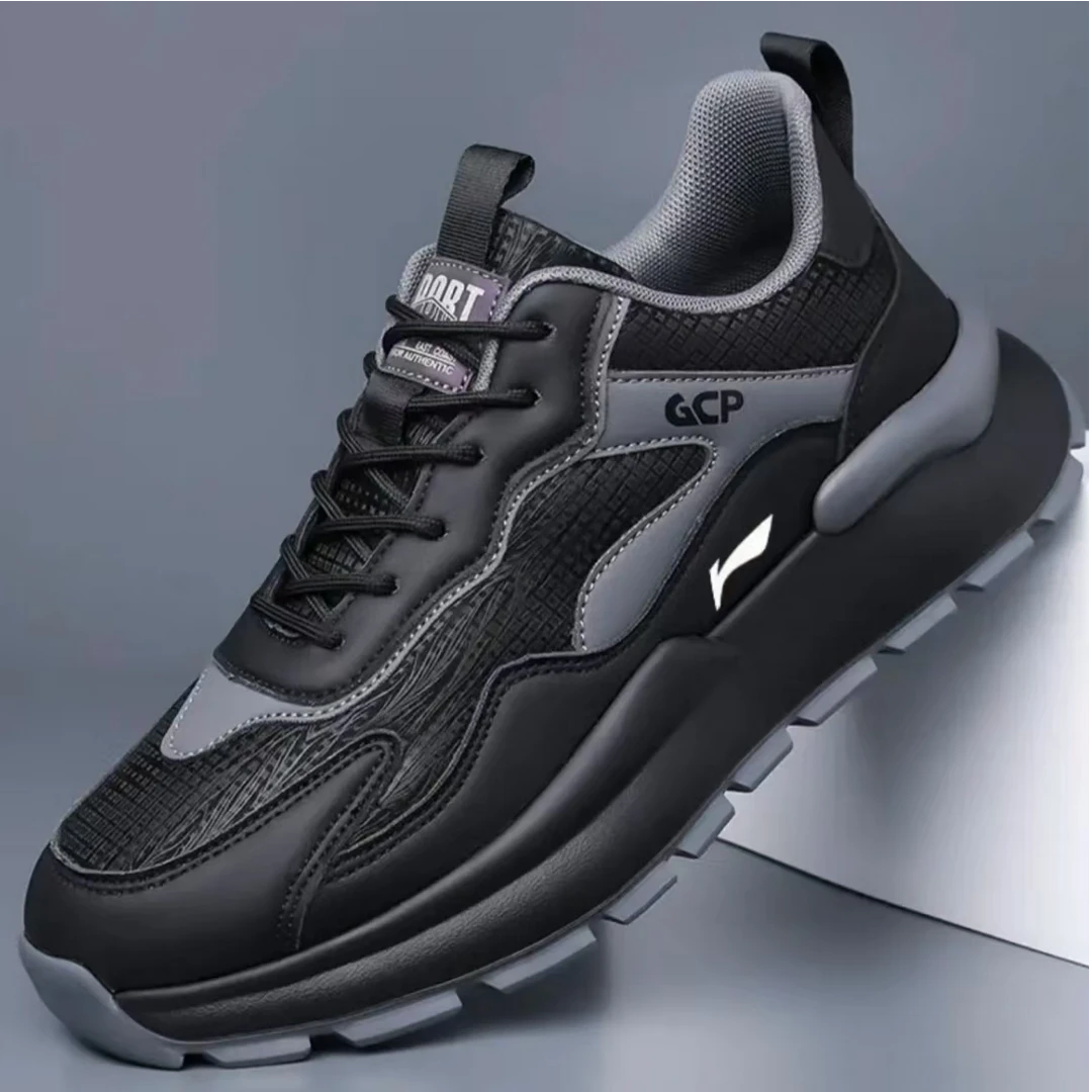 李…宁旗下SHOEBOX鞋柜跑步鞋运动鞋加绒皮面防滑减震2025新款秋冬