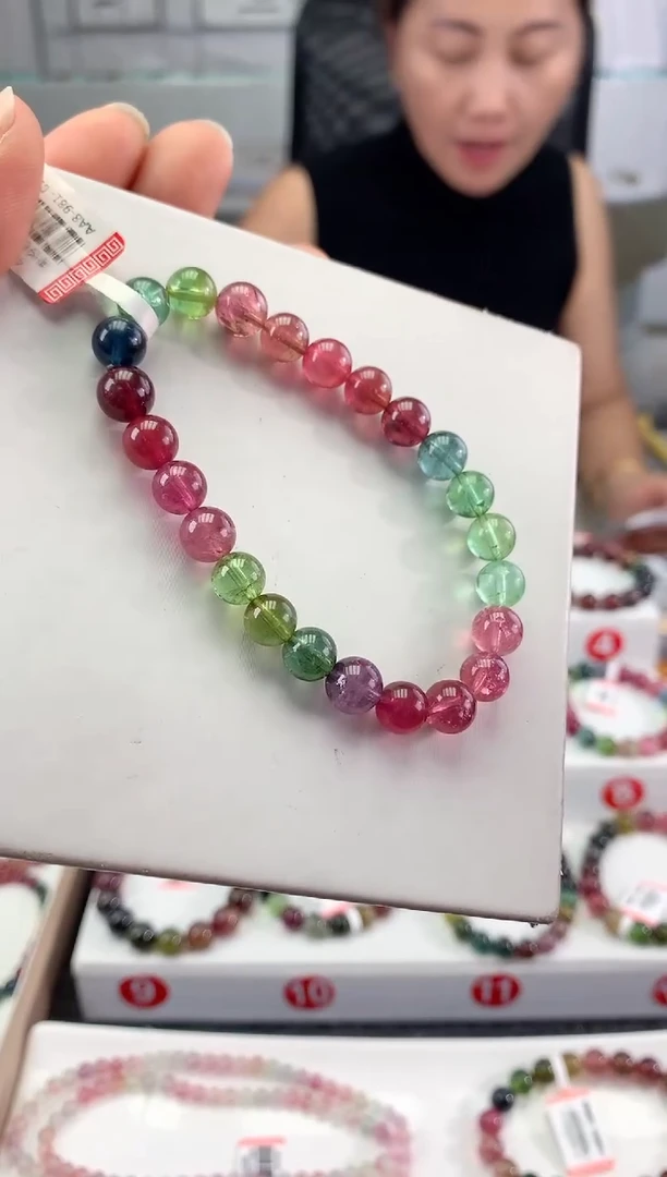 未镶嵌手串碧玺多样性发一条