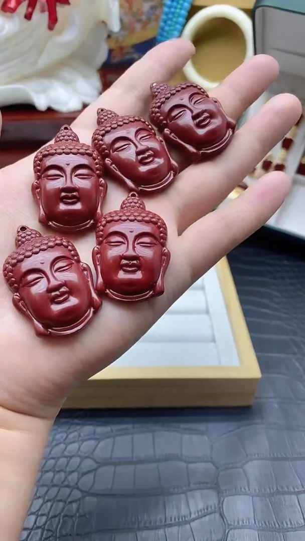查罗石合金新款朱佛头吊坠