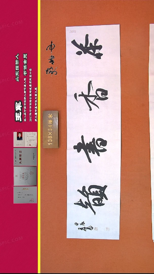 【闪购商品】书法378王军书法作品
