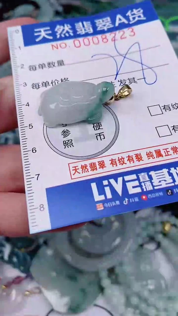 翡翠未镶嵌颈饰00008223