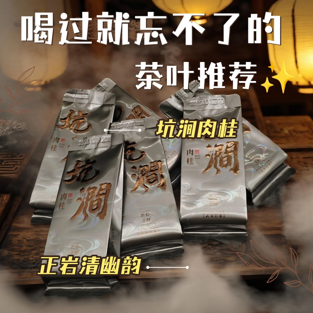 荒野孤茗 正岩坑涧肉桂 入口醇厚正桂气韵 核心产区 高端品鉴茶