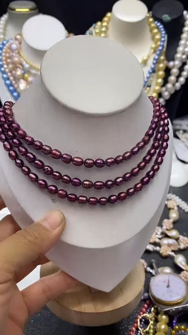 颈饰未镶嵌淡水珍珠多人