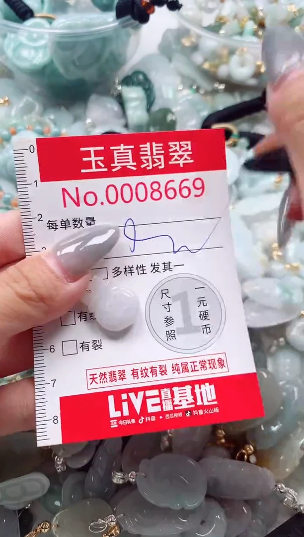 吊坠(不含链)未镶嵌翡翠8669
