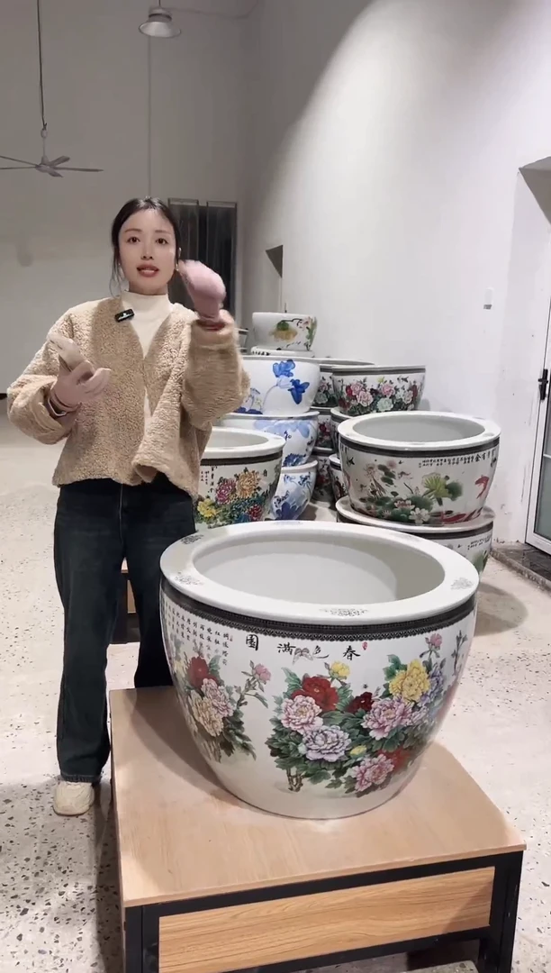 【闪购商品】摆件60直径春色满园神缸