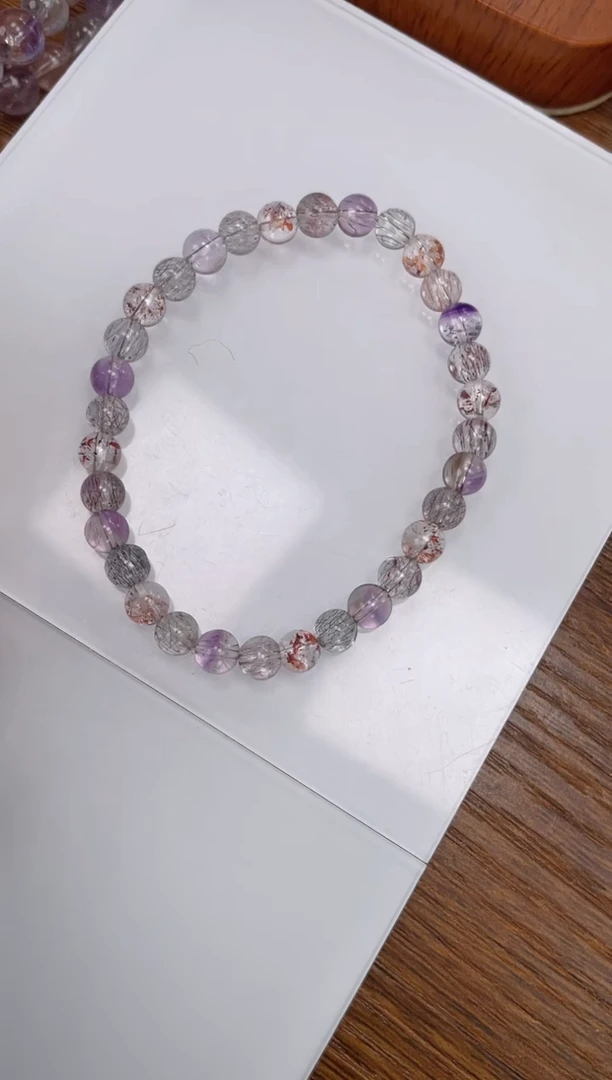 【闪购商品】水晶手链未镶嵌超七手串5+mm多样性发一