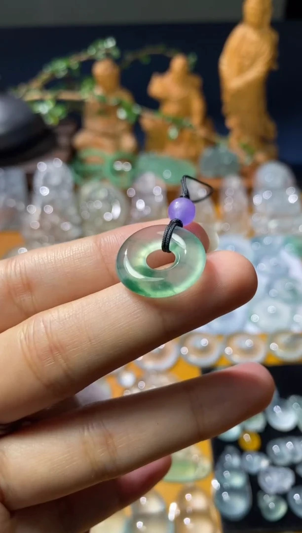 吊坠(不含链)未镶嵌翡翠甜甜圈