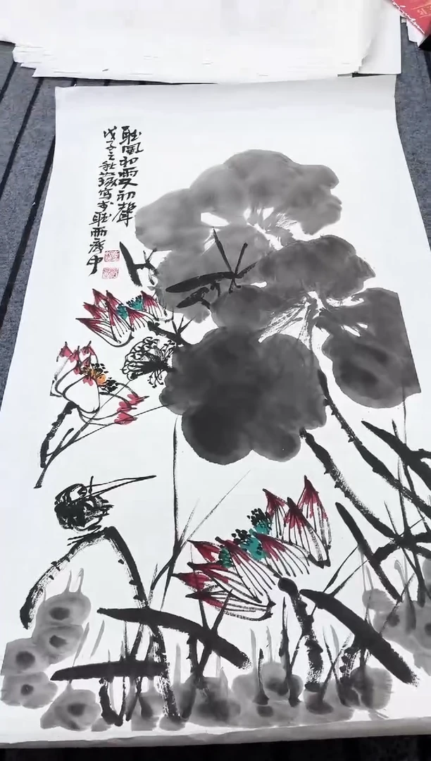 精品国画花鸟作品